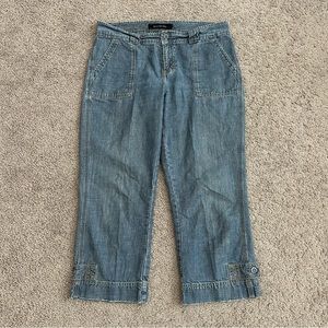 Calvin Klein Jeans Capri Womens Size 8 Denim